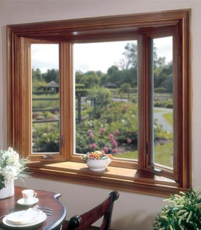 Деревянные окна для загородного дома. Фото 2.