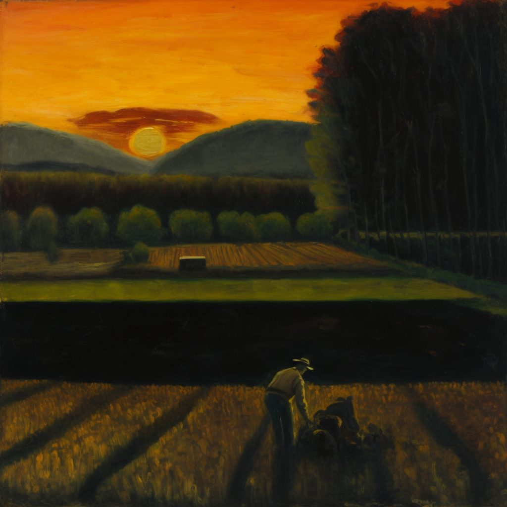 Загородная жизнь глазами художника.