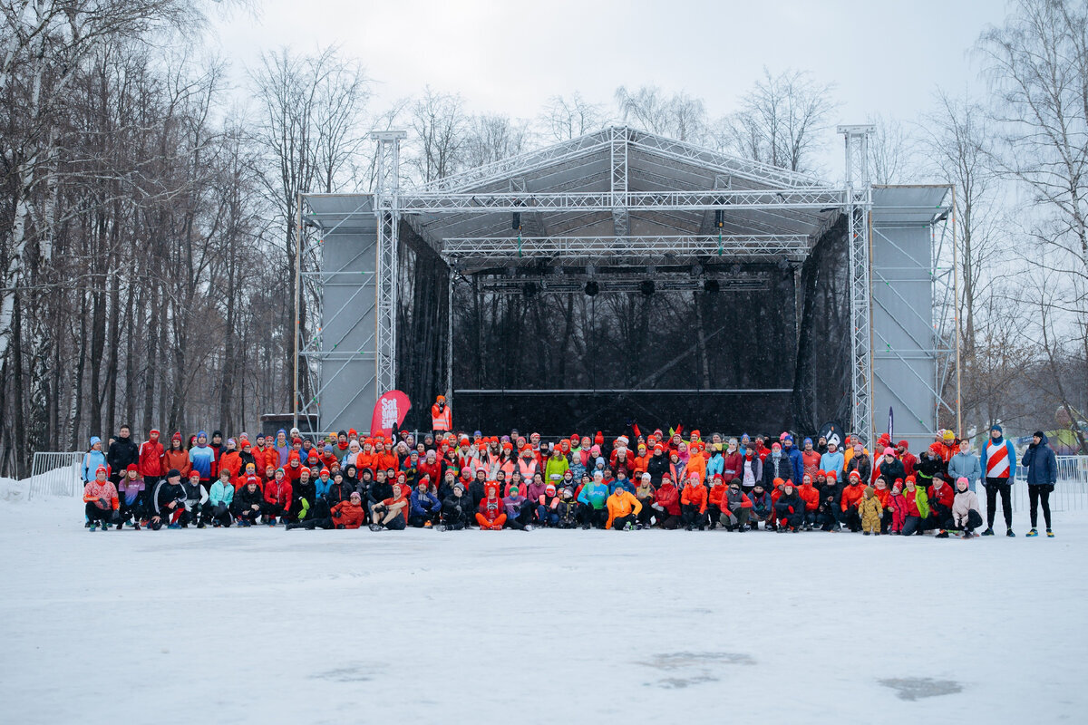 Забег Зимних Маяков, где я недавно был. Фото из группы GRI