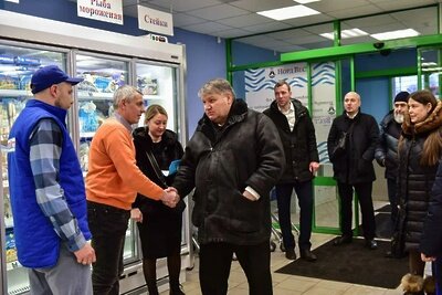    Презентация одежды и аксессуаров из кожи рыб Баренцева моря в Химках © Пресс-служба администрации г.о. Химки