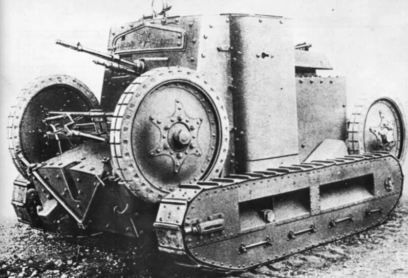 Колесно-гусеничный танк Сен-Шамон М. 21