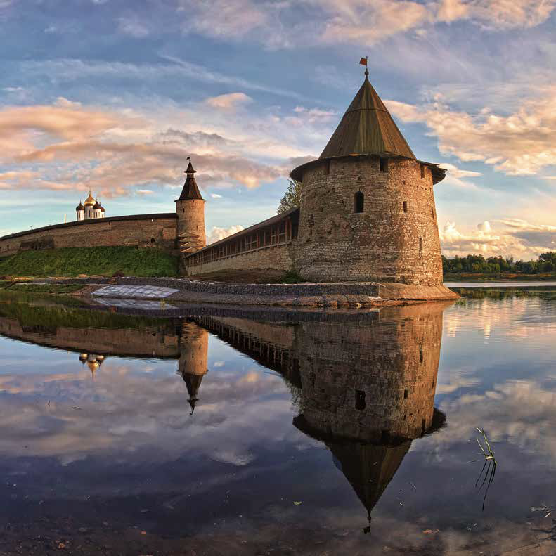 Псковский кром — монументальный символ «Серебряного маршрута». 