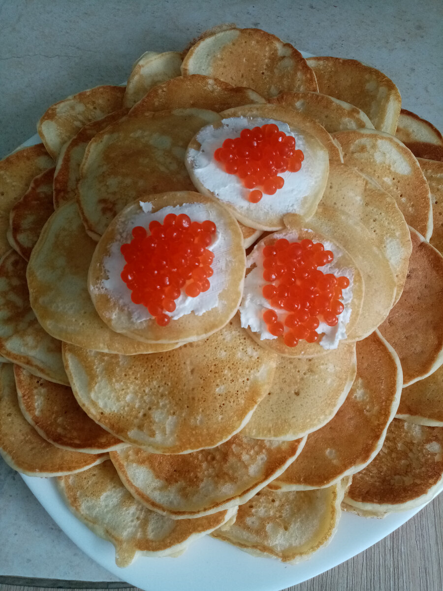 Красивенькие оладьи