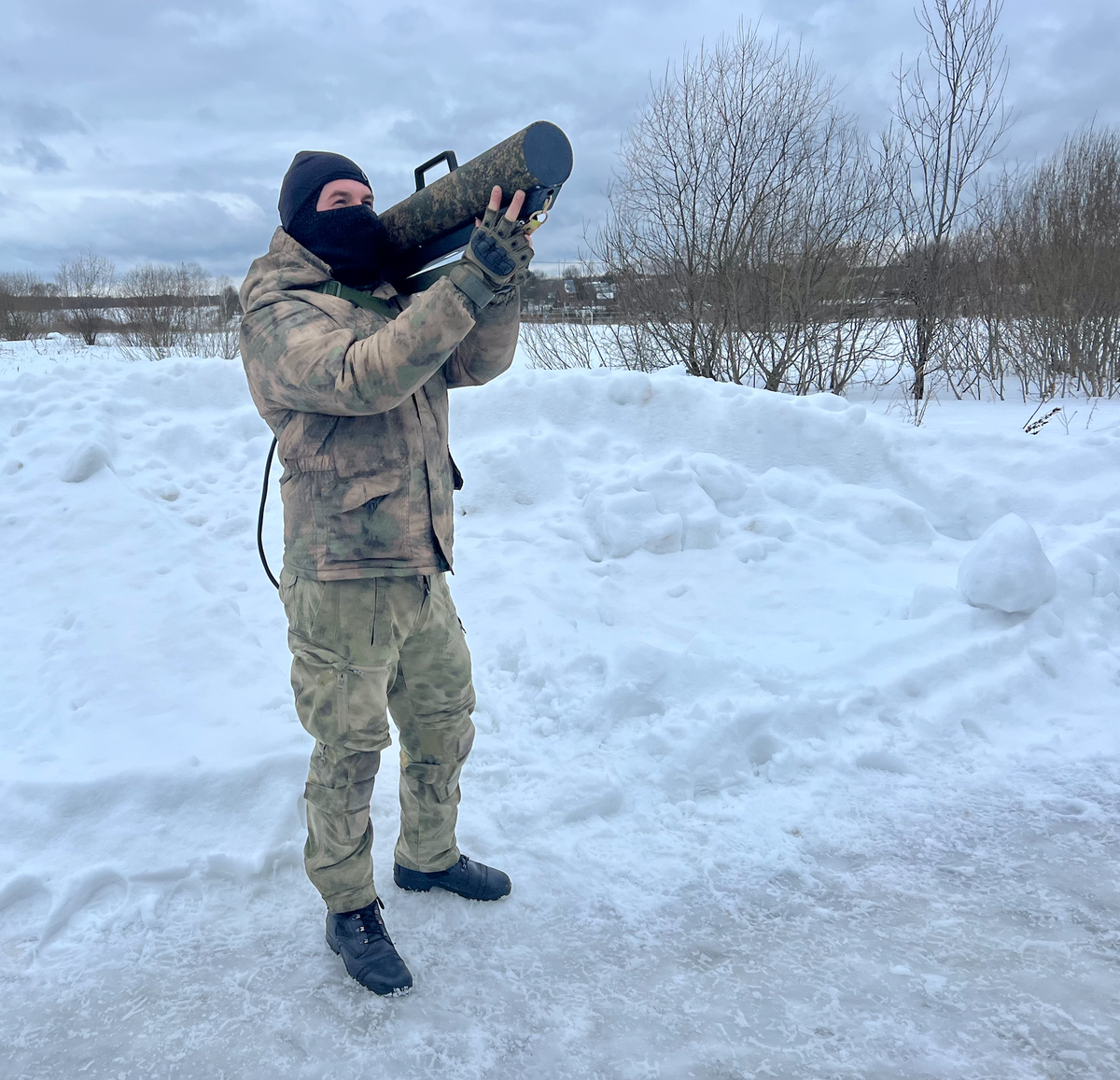 Ружье Аргус-Антидрон в работе
