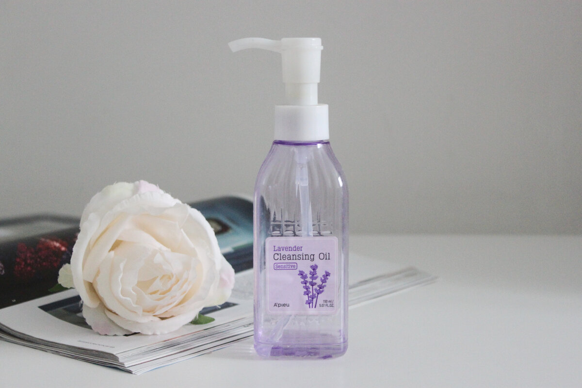 A'pieu Lavender Cleansing oil. Гидрофильное масло для снятия макияжа.