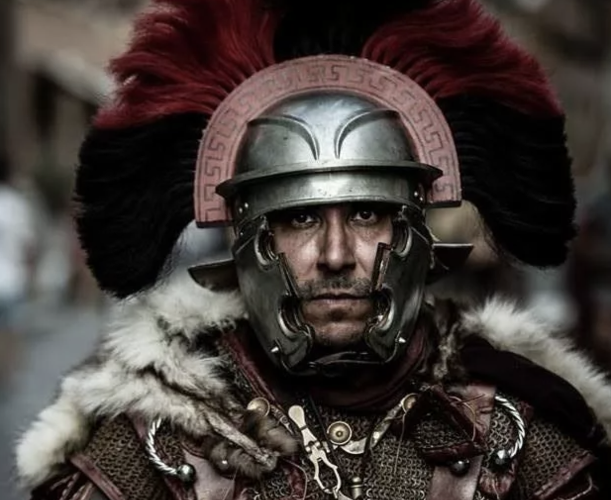 Римский центурион. Реконструкция.