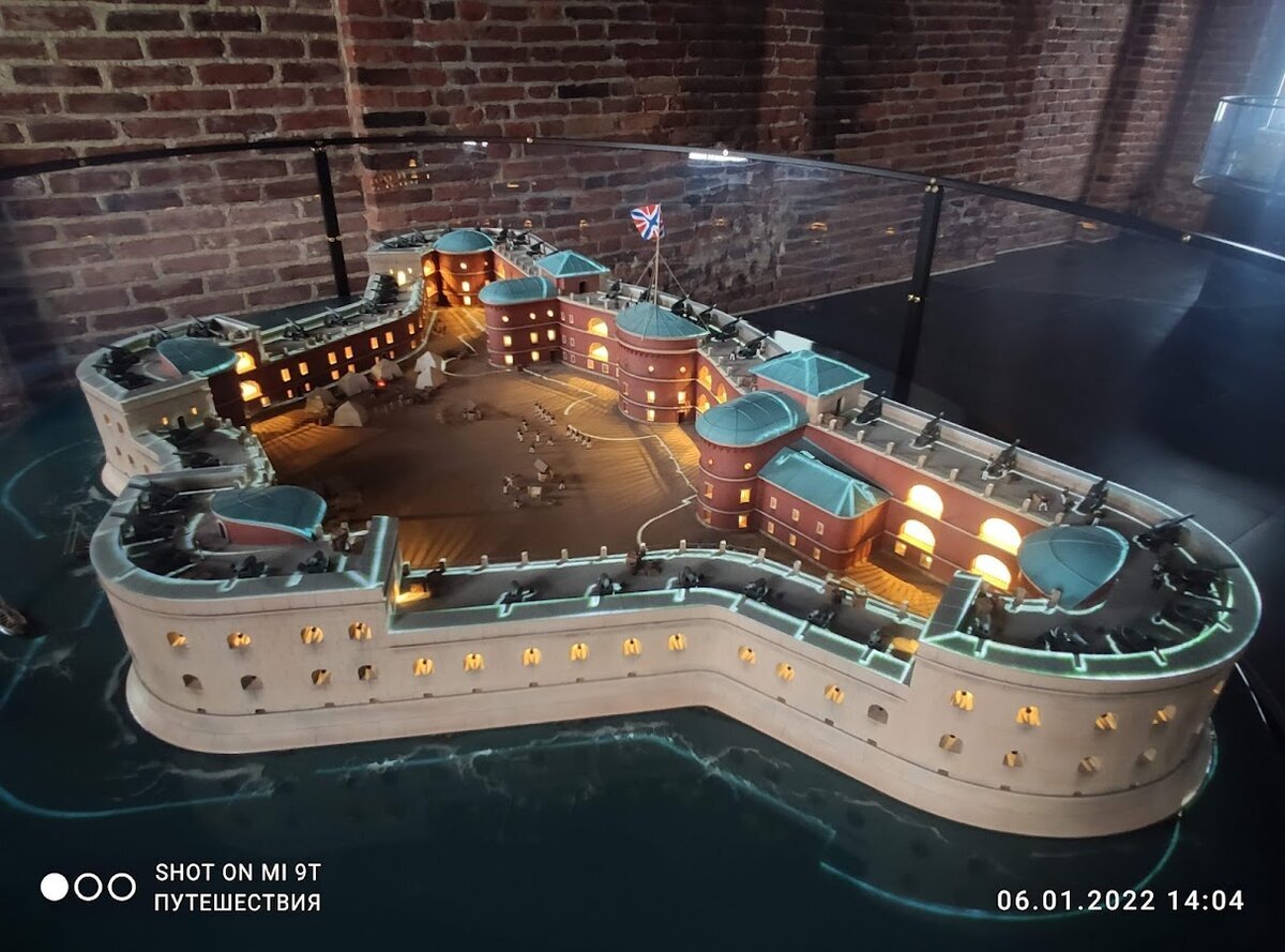 Музей-макет фортов Кронштадта. Фото автора