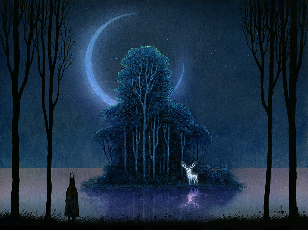 Толкования ночных видений. Художник Andy Kehoe. Духи леса Энди Кехо. Энди Кехо картины. Шаман Энди Кехо (Andy Kehoe).