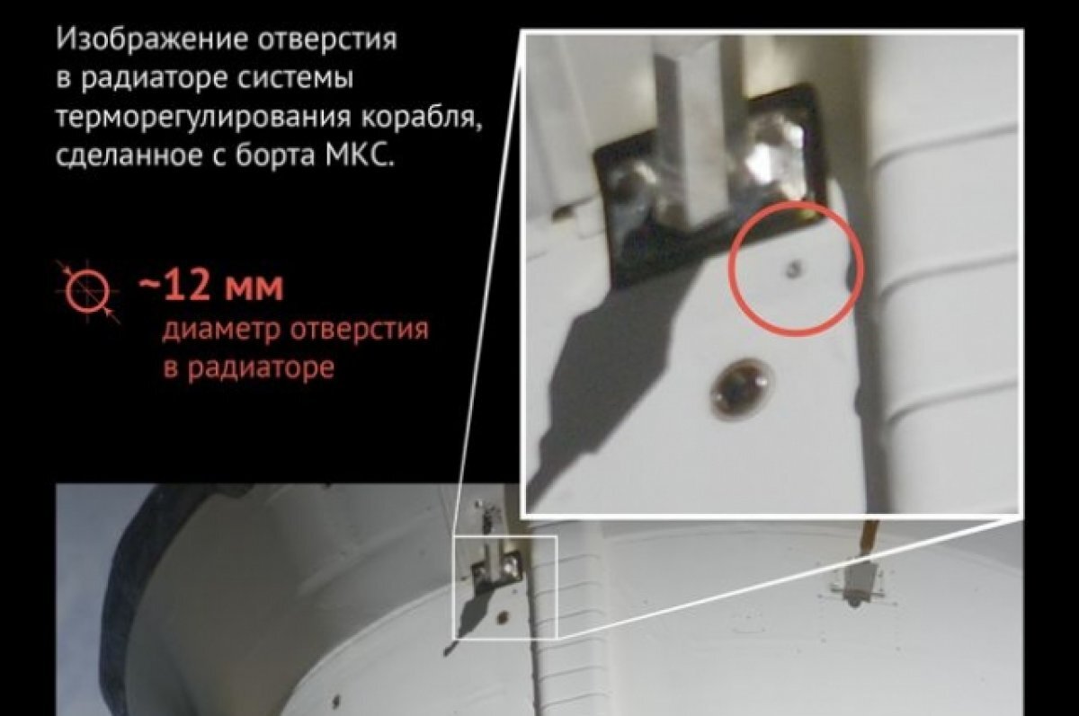    «Роскосмос»: повреждение «Прогресса МС-21» вызвано внешним воздействием