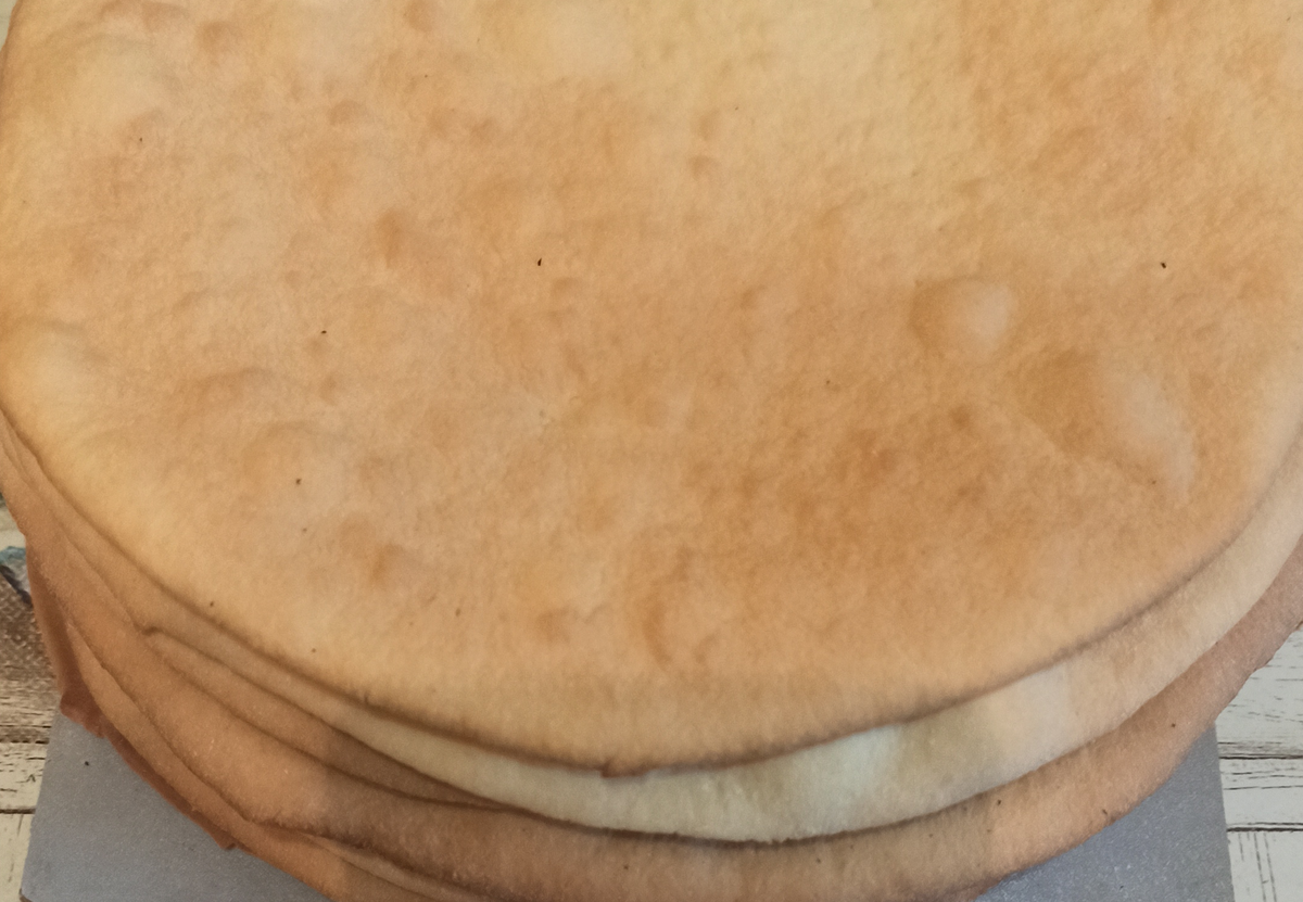 Коржи на "Медовик"