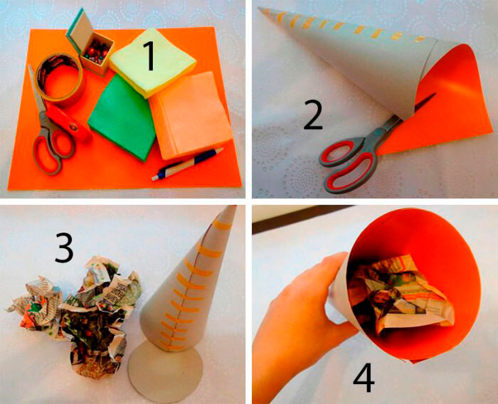 Чтобы украсить новогодний стол, можно сделать елочки из салфеток: 2 простых способа