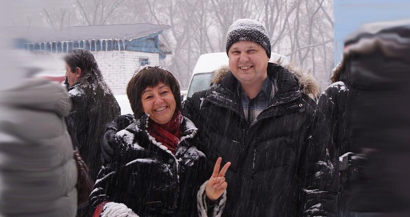 Автор с мужем