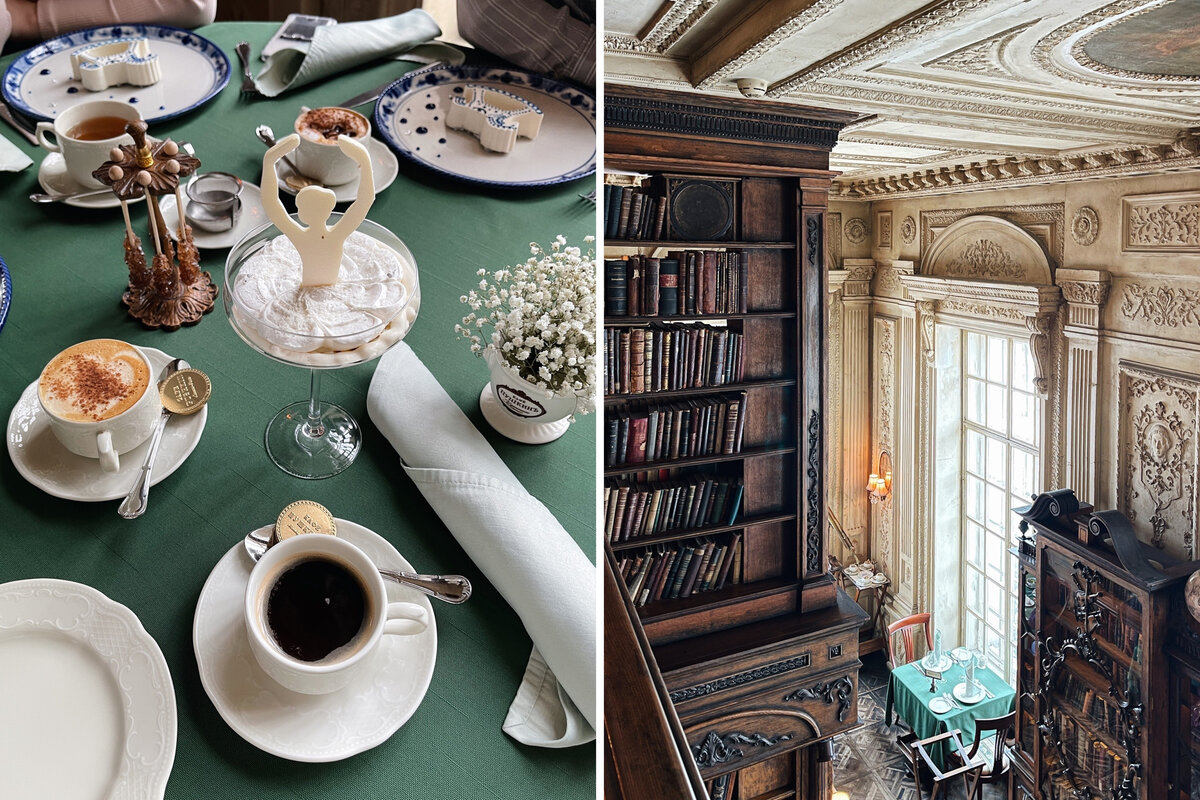 Кофе подают вместе с шоколадной медалькой 