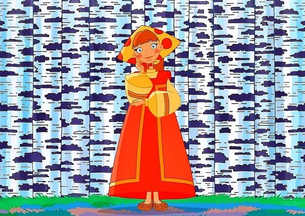 Героиню - Любаву из м/ф "Три богатыря" для своего канала взяла не случайно. Чем то мы с ней внешне похожи ))) 