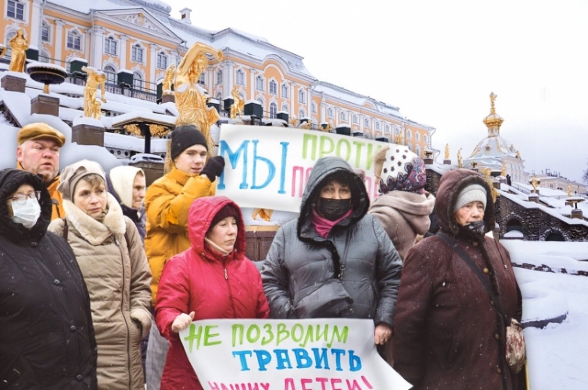    Заткнуть фонтан. Проект мусорного полигона у Петергофа приостановлен
