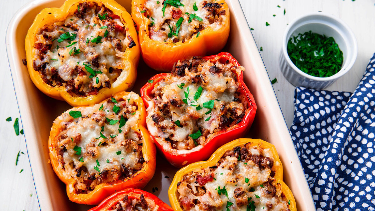 Taco stuffed Peppers