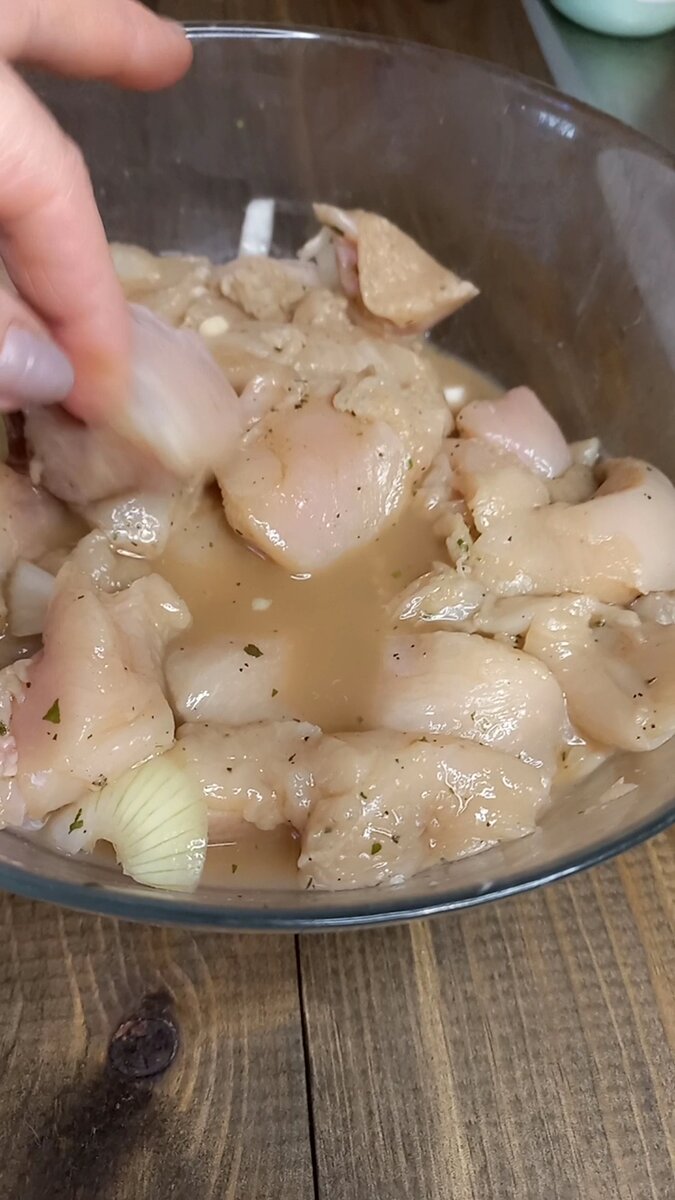 Мясо маринованное