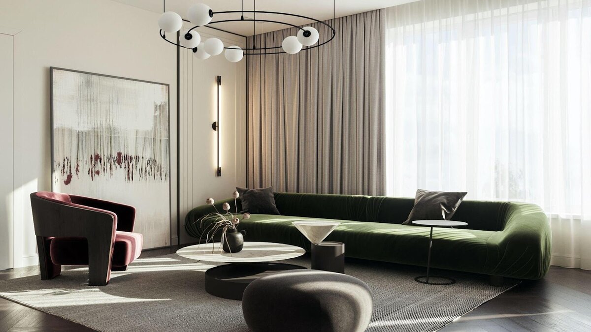 Пример оформления интерьера