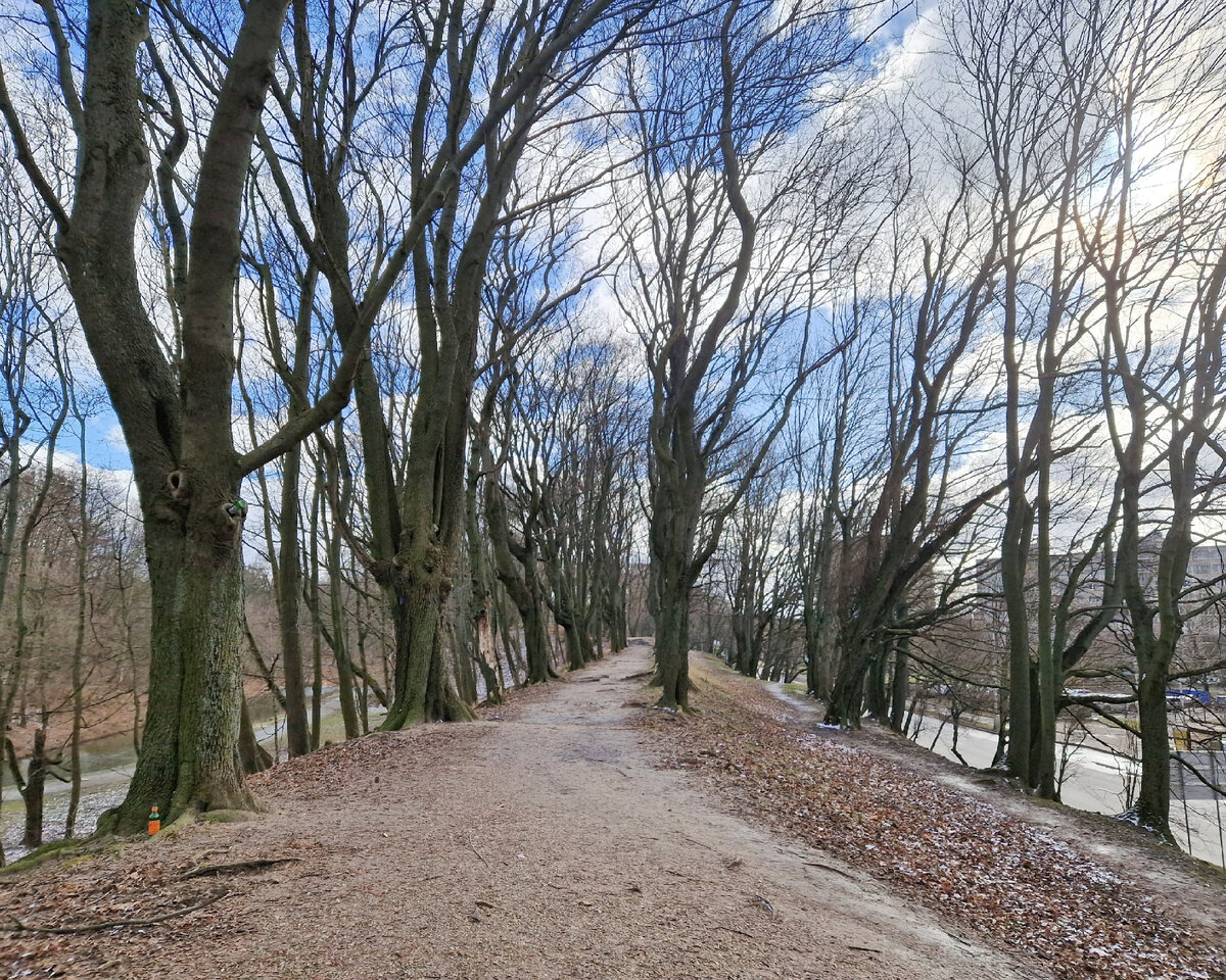 Литовский вал. Калининград, февраль 2023 года.