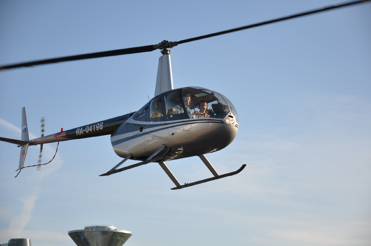 Полет на вертолете Robinson r44