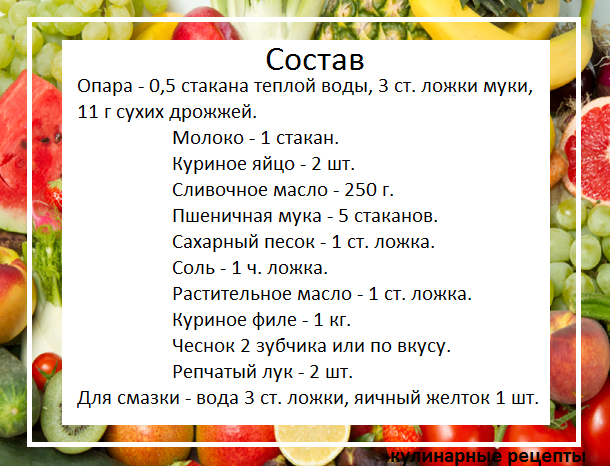 кулинарные рецепты