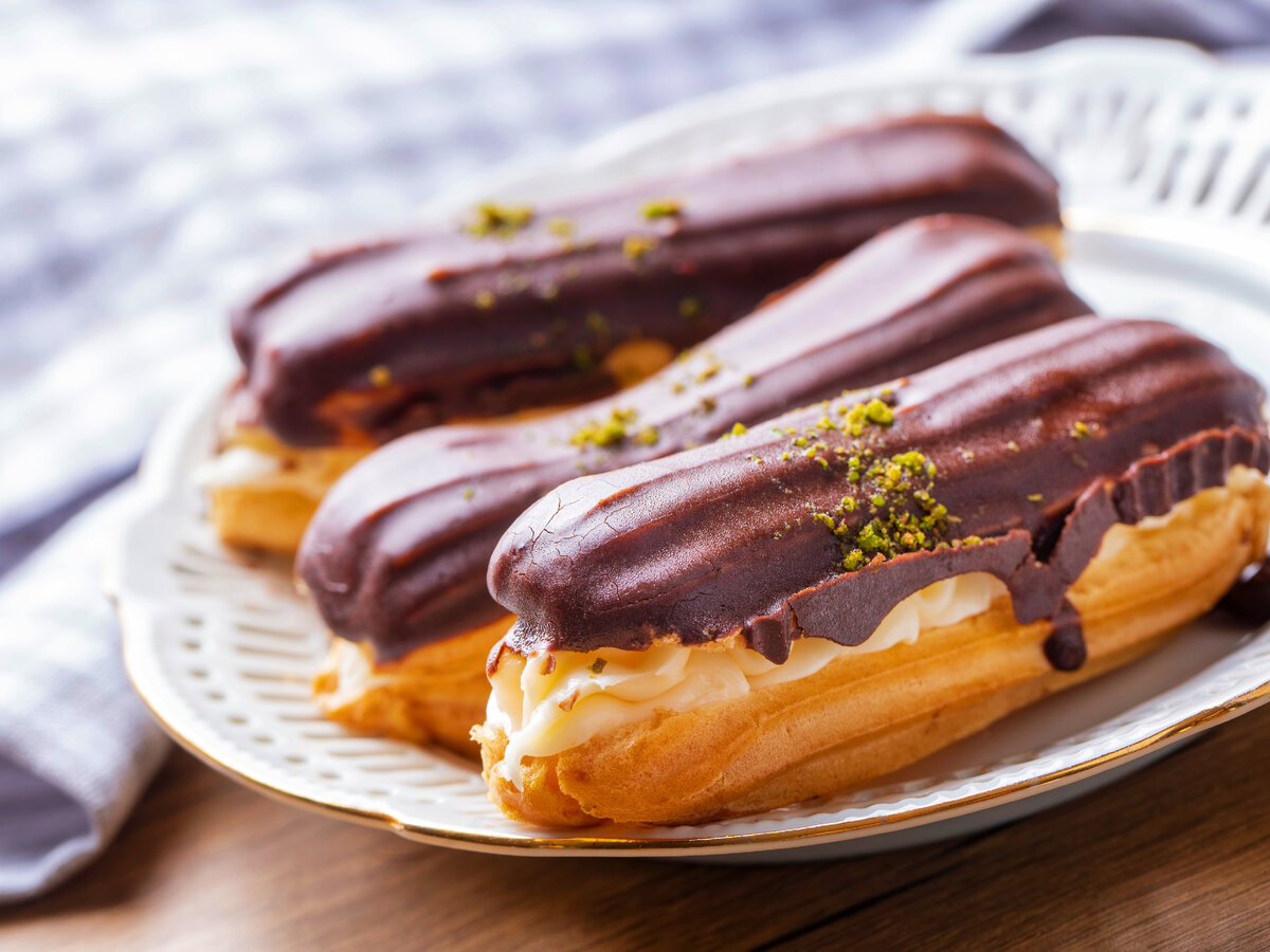 Эклеры рецепт.