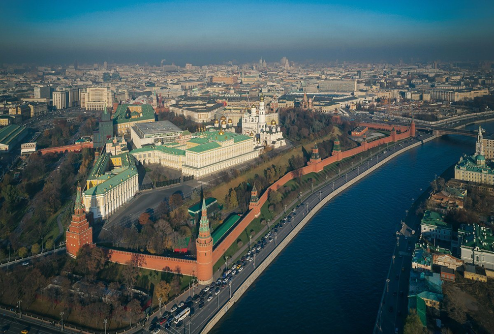 Московский Кремль сверху. Фото из свободных источников.