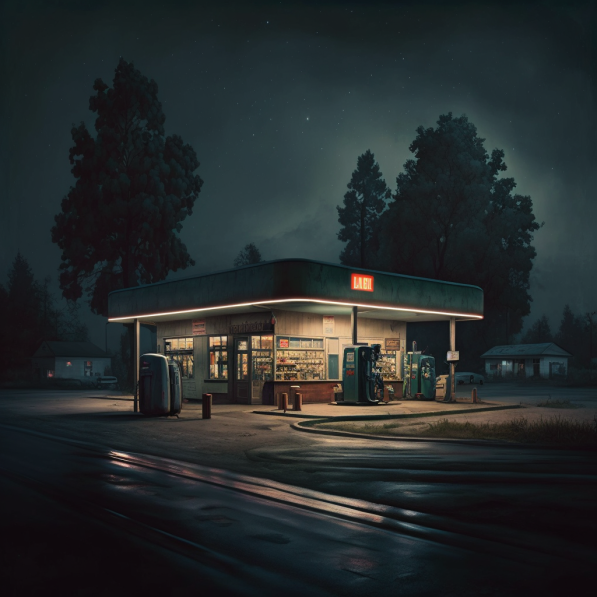 - Действительно, вопрос странноват, учитывая то, что перед поворотом висит знак  «Заправка». 