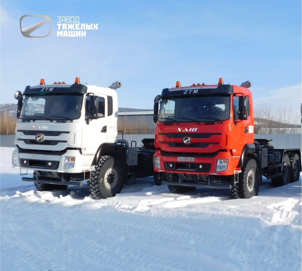 Седельные тягачи ХАНТ с колесной формулой 6х6