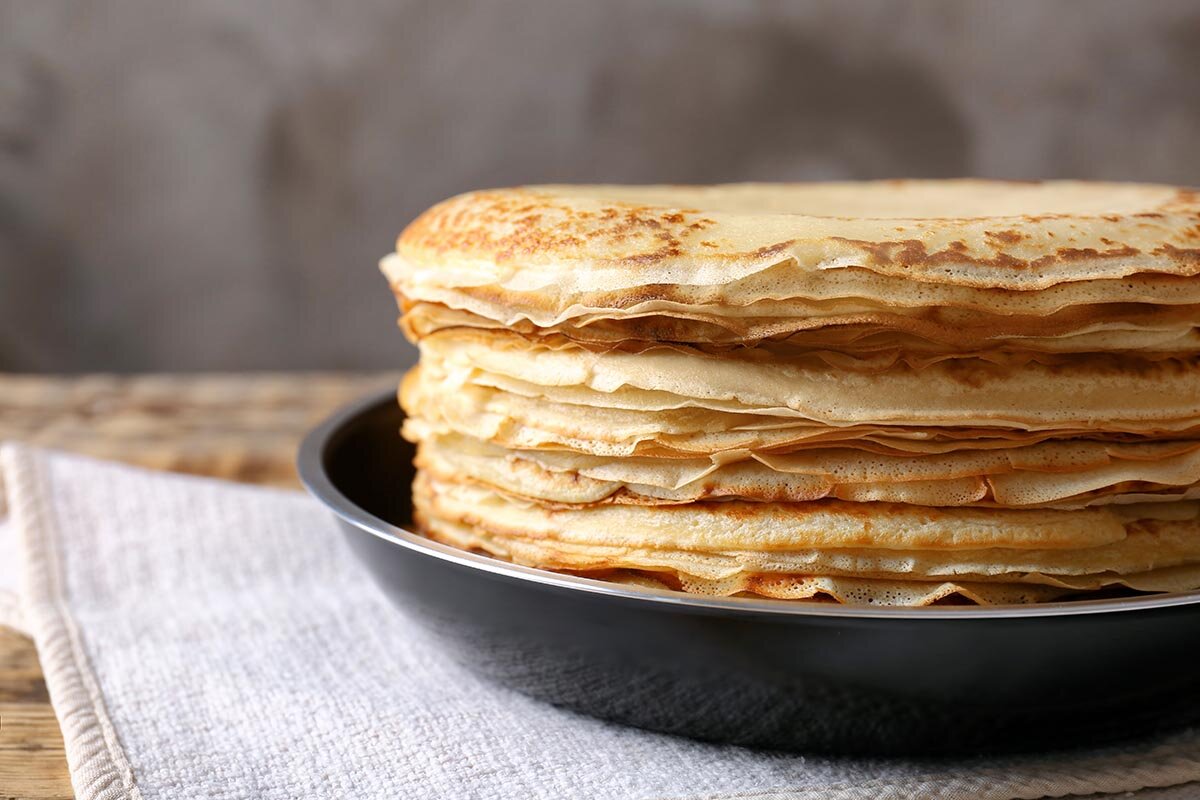 Самые вкусные блины на воде