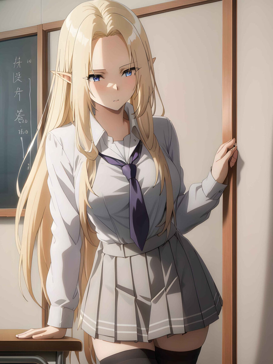 51. -5. Аниме "Восхождение в тени": эльфиек много не бывает-5. 