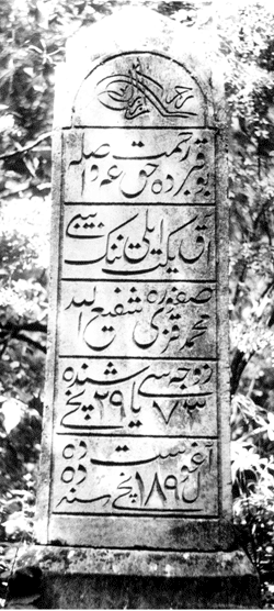 Могила Бибисапуры Шафигуллиной. Фото tashlar.narod.ru