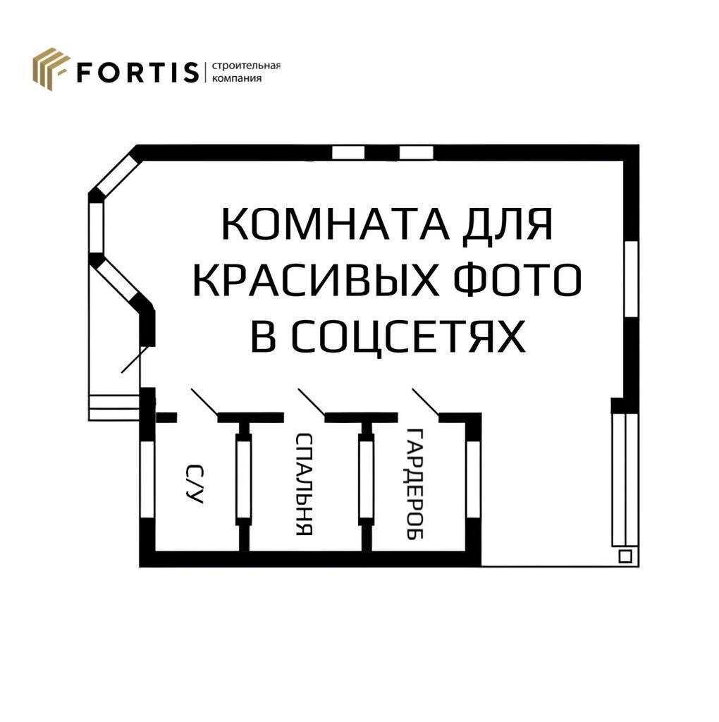 Идеальная планировка частного дома | Строительная компания FORTIS | Дзен