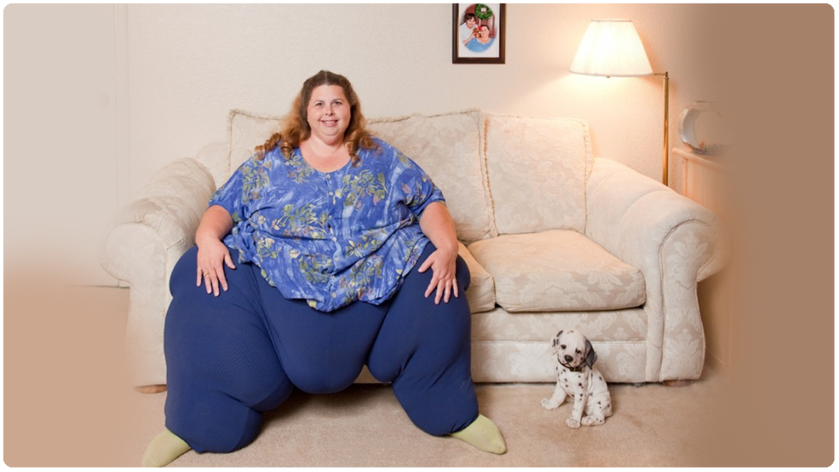 Полин Поттер. В 2011 году считалась самой тяжелой женщиной в мире.