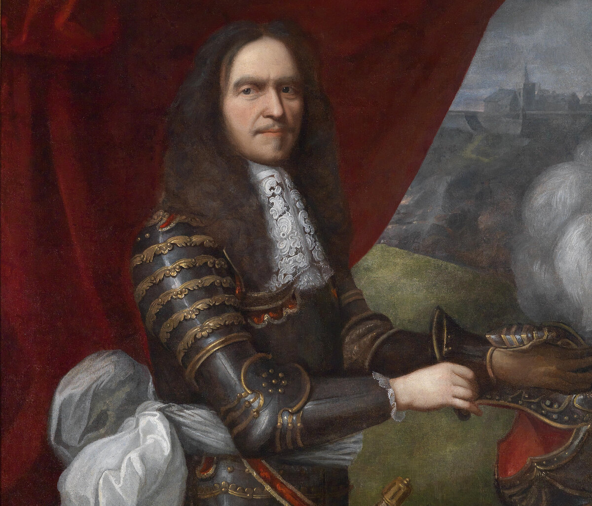 Прижизненный портрет маршала Тюренна. Художник: Pierre Mignard