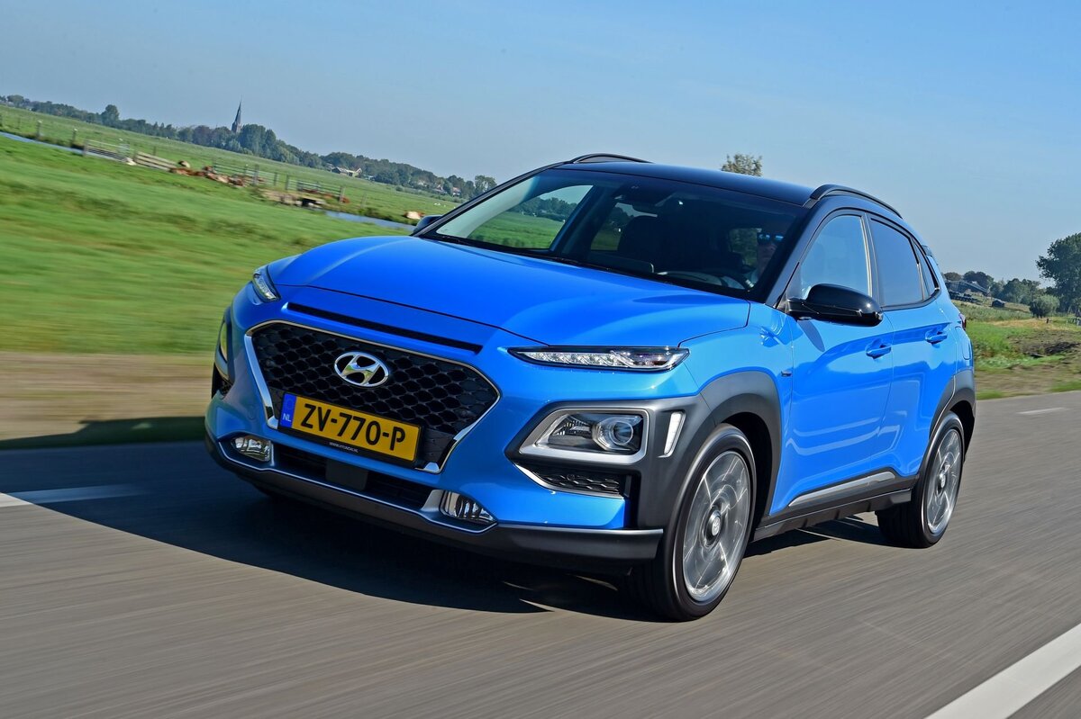 Hyundai Kona Hybrid - яркий дизайн и расход бензина 3-6 литров на 100 км |  Автолюкс | Дзен