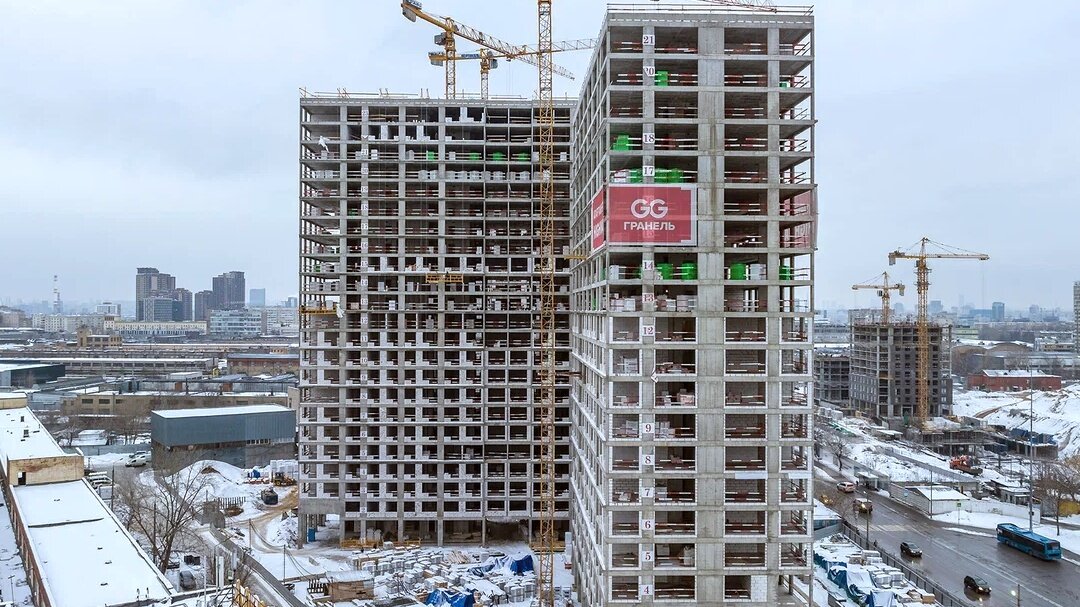 Апарт-комплекс HighWay – аэросъемка Новострой-М