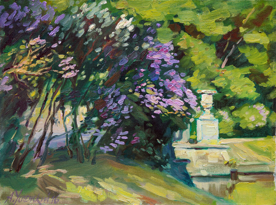 Павловск. Висконтиев мост. Сирень. 2016. 