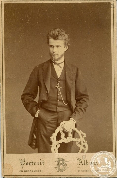 Портрет Направника Эдуарда Францевича. 15 февраля 1871 года. Ф. 787. Оп. 2. Ед.хр. 2.