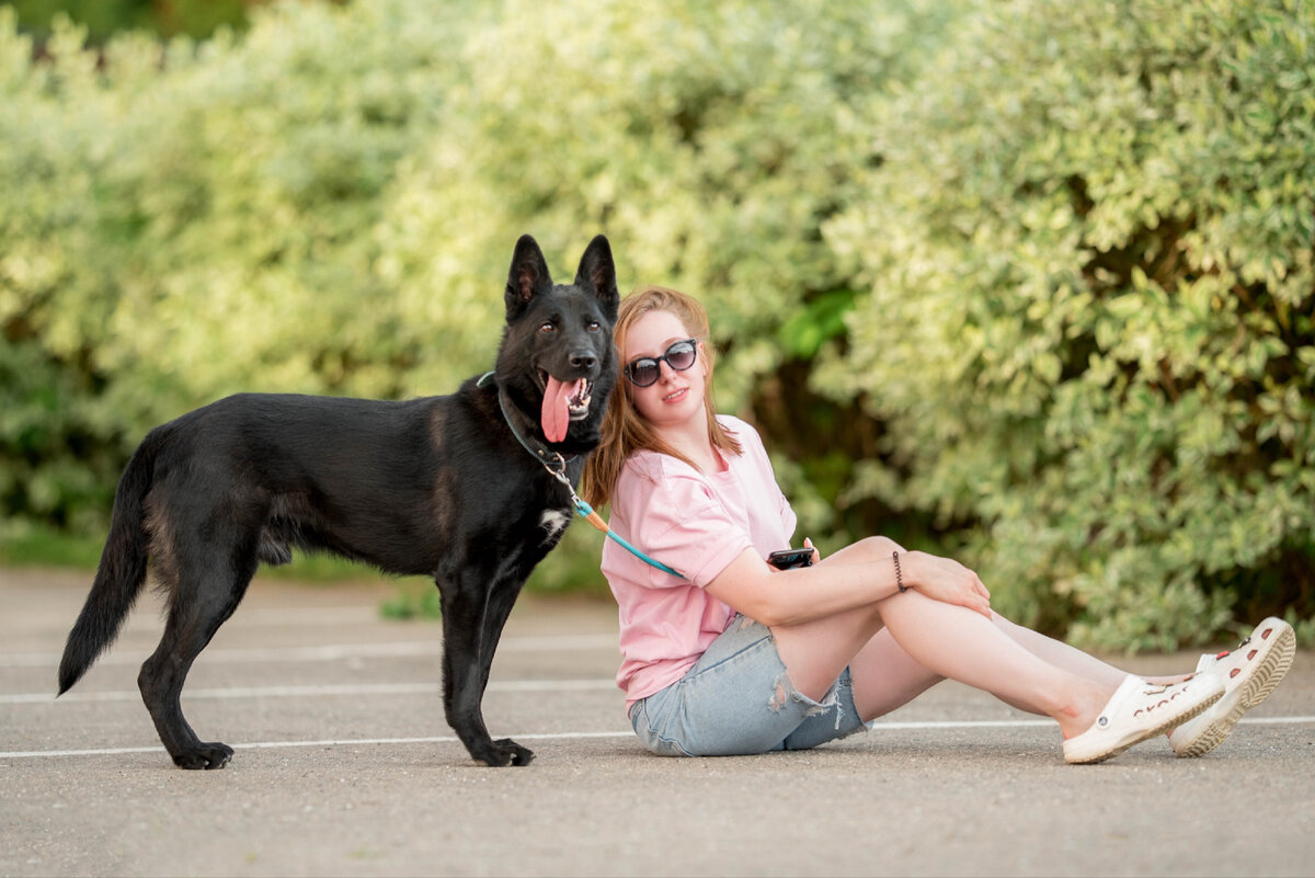 Это мы с Арчи позировали для его пиара) Он, кстати, ищет дом =)