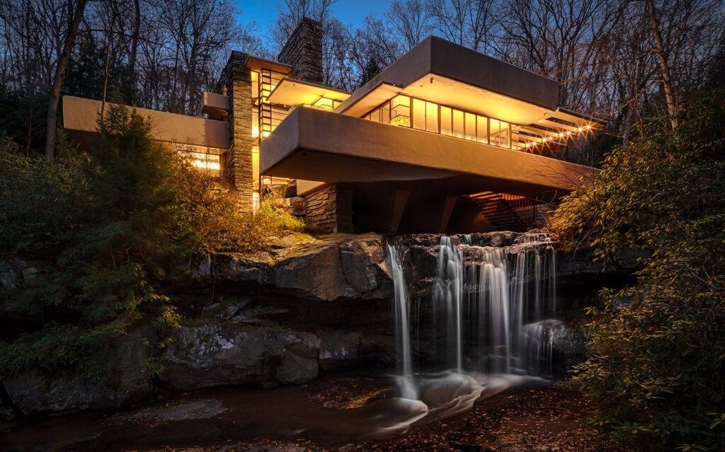 Дом над водопадом — Fallingwater — эталон органического дизайна