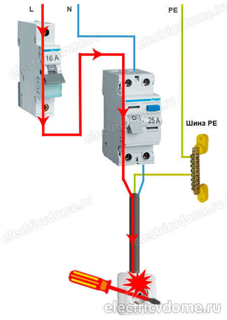 Как правильно подключить УЗО? СХЕМА.