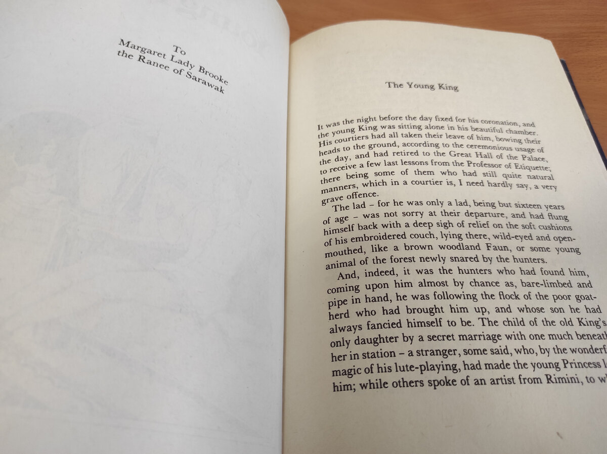 Oscar Wilde "The young king"