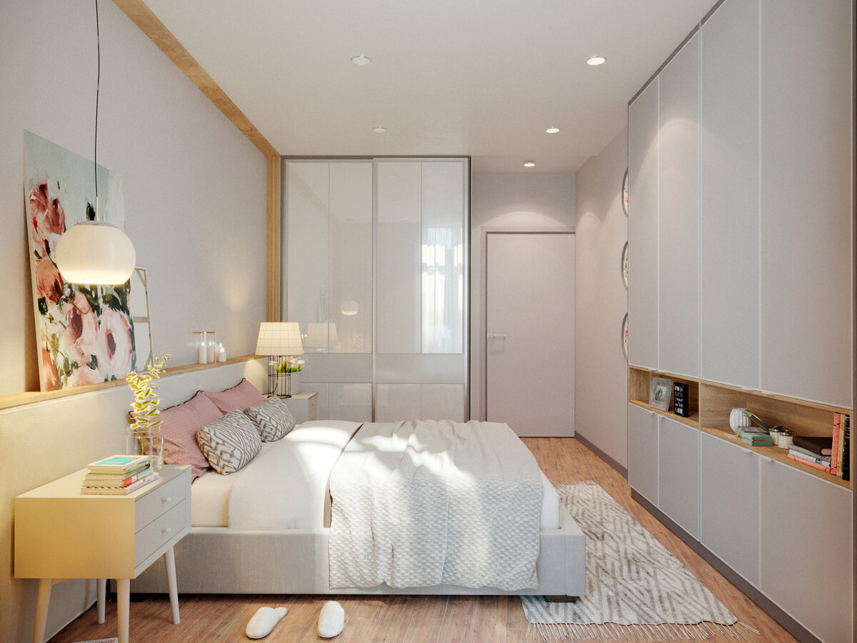 Без излишеств, но очень мило. Приятный, эргономичный интерьер в скандинавском стиле