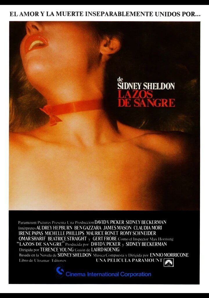 Афиша фильма "Узы крови" по роману Сидни Шелдона (1979)