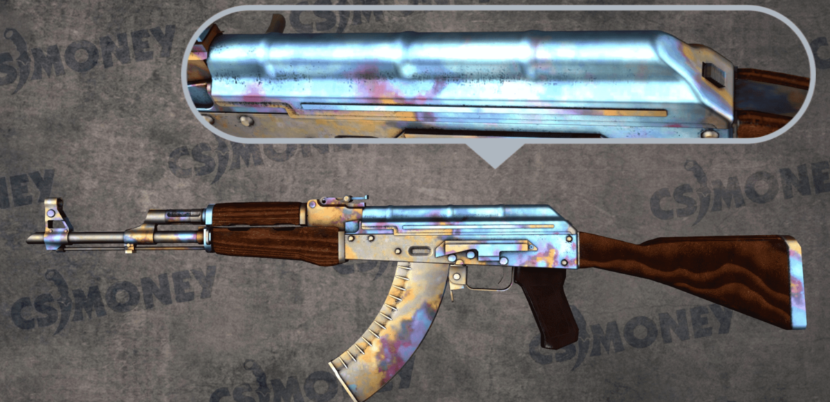 Ak case hardened 661. Поверхностная закалка АК 47. Case hardened AK-47 661. КС го АК 47 поверхностная закалка. АК-47 Blue Gem.