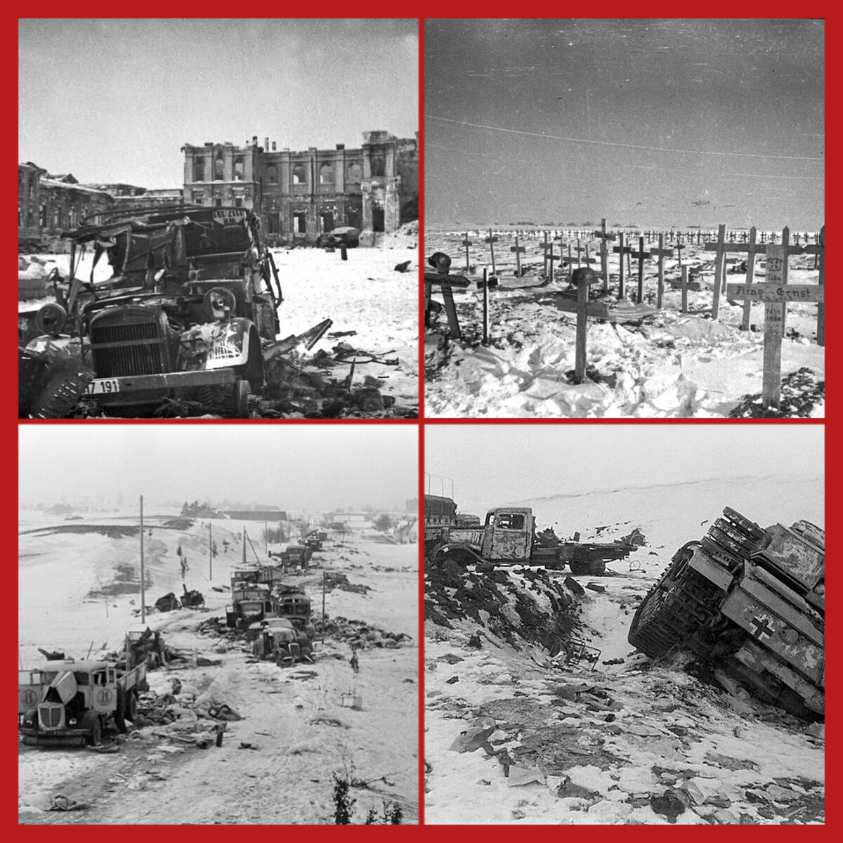 Немецкая техника в Сталинграде.