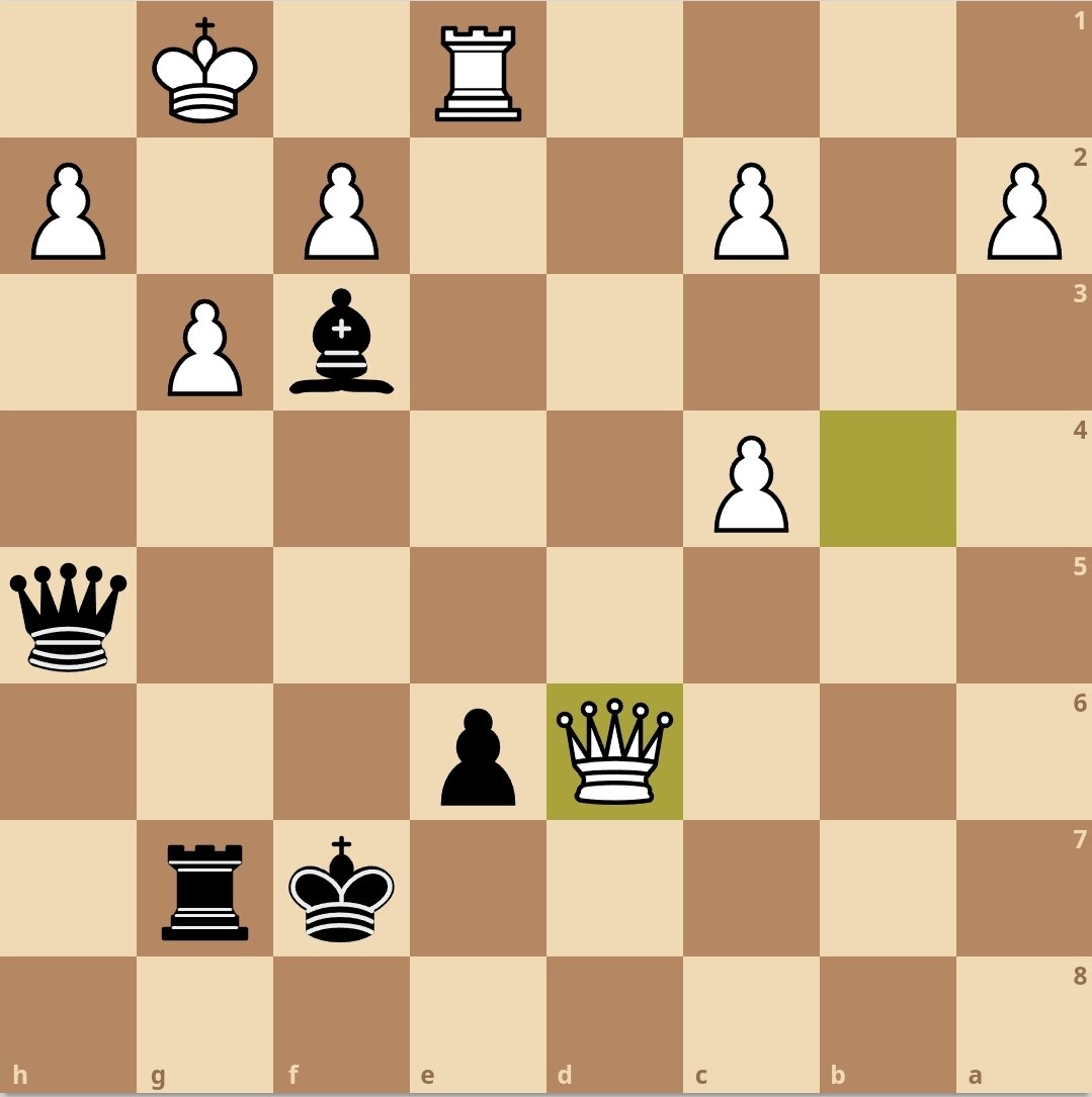 Ход чёрных. Мат в 3 хода