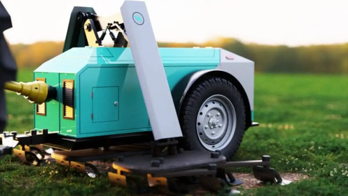 Фото: RootWave/futurefarming.com Новая электрическая машина для борьбы с сорняками RootWave eWeeding