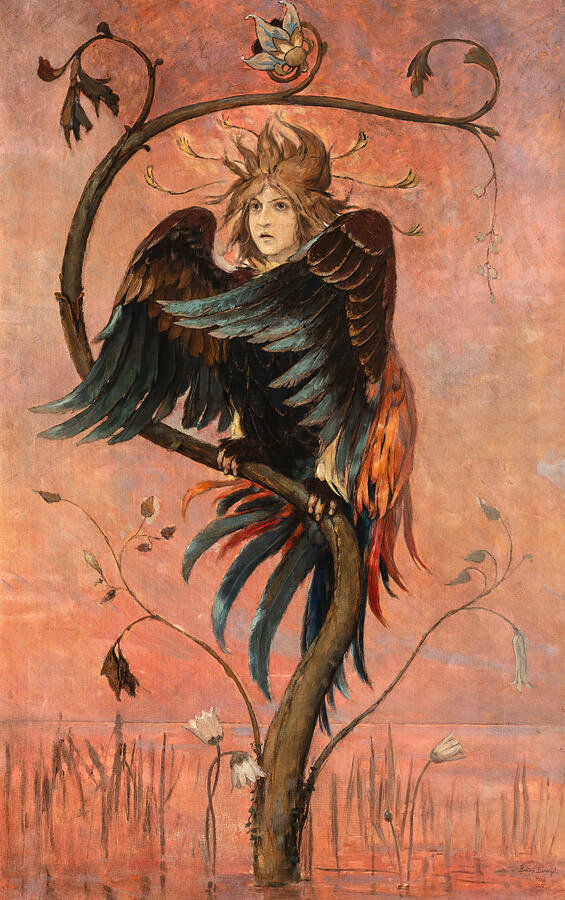 В. М. Васнецова «Гамаюн, птица вещая» (1895 г.).